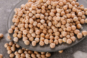 healthy dried chickpeas vegetable