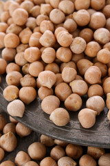 healthy dried chickpeas vegetable