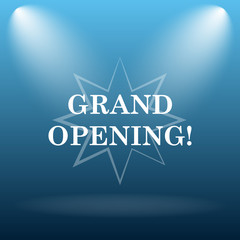 Fototapeta premium Grand opening icon