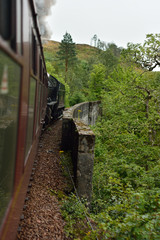 Dampflok in den Highlands