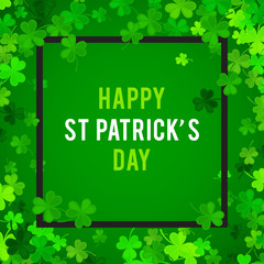 St Patrick's Day background. Vector illustration