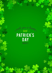 St Patrick's Day background. Vector illustration - 104685177