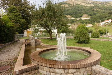 Fontana nei pressi del Lago Sirino in Calabria