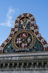 London Chatway and Dover Railway at Blackfriars Bridge and station