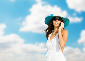 Young woman with mobile phone