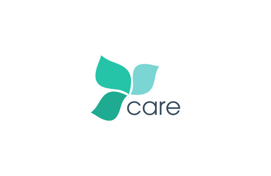 three leaf beauty care logo