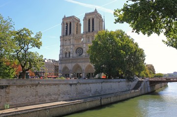 Fototapeta na wymiar Notre-Dame-de-Paris