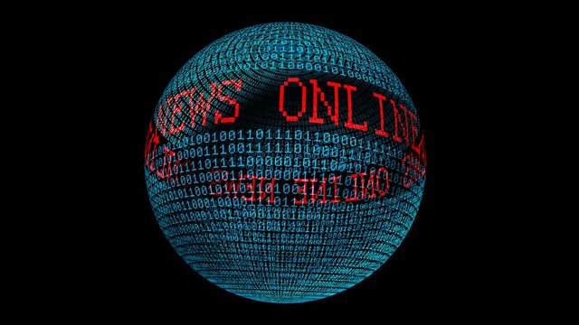 News online spinning globe 