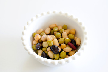 蒸し豆のサラダ