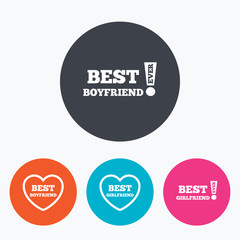 Best boyfriend and girlfriend icons.