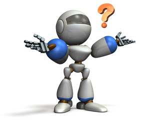 困惑するロボット