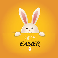 Happy Easter greeting card.Vector