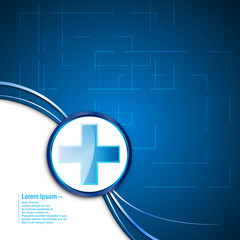 abstract medical health care concept tech innovation design background banner