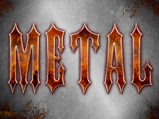 Heavy Metal Themed background