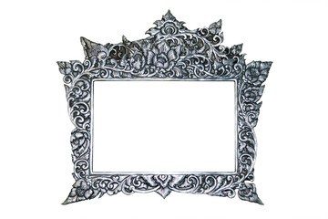 Silver Frame  (This is an element in the Thai Temple, Public area )