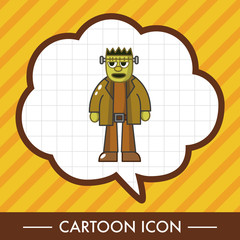 bizarre monster theme elements vector,eps