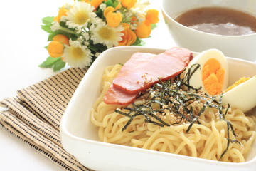 Japanese food, dipping noodles for summer cuisine image