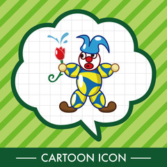 circus clown theme elements