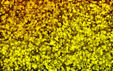 Yellow Gold Circle dot bokeh light abstract background