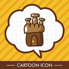 Building house tower theme elements