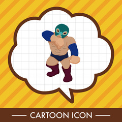 Wrestler theme elements