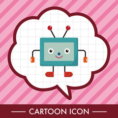 Home appliances theme tv elements