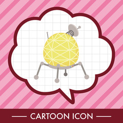 Space ufo theme elements