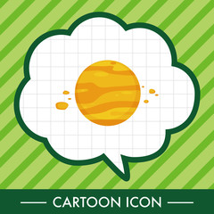 Space planet theme elements