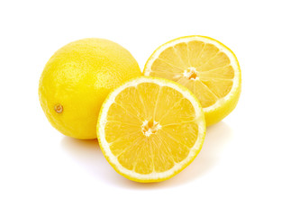 lemon isolated on white