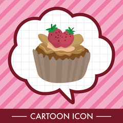 decorating cake theme elements vector,eps10