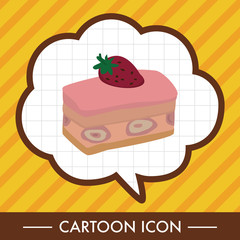 decorating cake theme elements vector,eps10