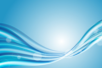 Obraz premium Blue abstract lines background
