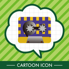 Audiotape theme elements vector,eps