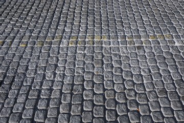 abstract tile floor