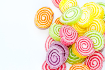 Fototapeta na wymiar colorful confectionery isolated
