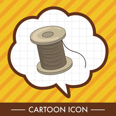 Fishing line theme elements