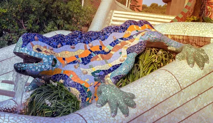 Fotobehang Barcelona architecture Anthoni Gaudi.  © Emoji Smileys People