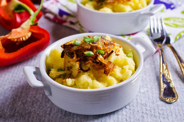 Homemade mashed potatoes