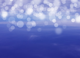 blue bokeh abstract background