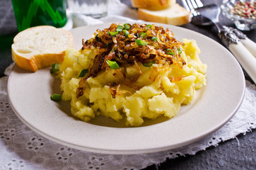 Homemade mashed potatoes