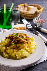 Homemade mashed potatoes