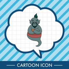 Aladdin Genie theme elements