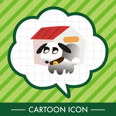 pet dog theme elements