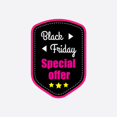 Black friday badge