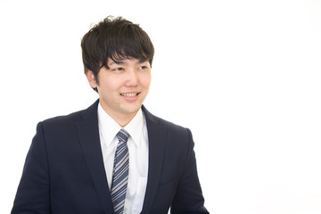 笑顔のビジネスマン