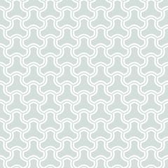 Seamless ornament. Modern stylish geometric pattern with repeating white elements