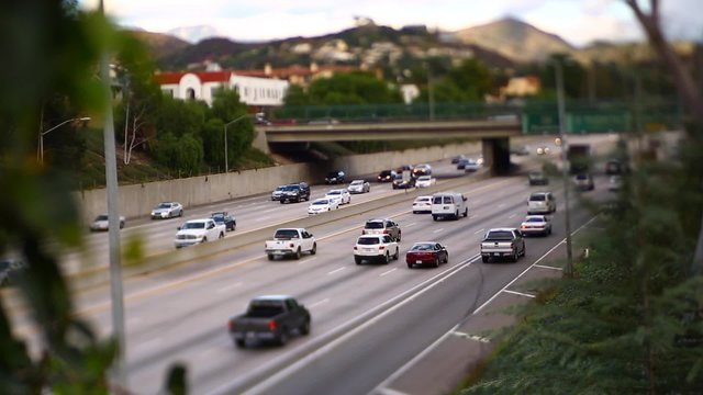 This video is about reverse freeway in california.