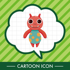 bizarre monster theme elements