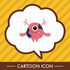 bizarre monster theme elements