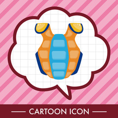 hockey equipment theme elements